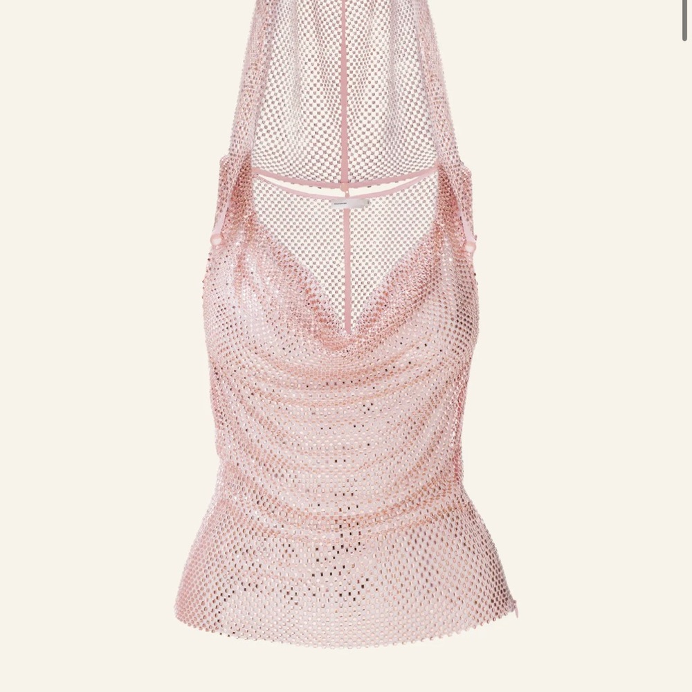CultNaked Diva Stardust Top in Champagne